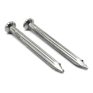 Clous à tête plate galvanisés à chaud de haute qualité, clous en fer électrogalvanisés de grande taille, clous en acier à pointe en fil de fer - Product Image 6