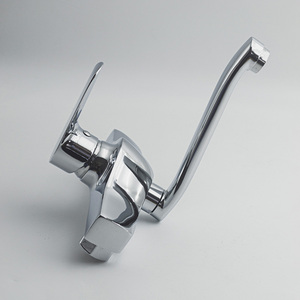 <span class=keywords><strong>Robinet</strong></span> de cuisine mural en zinc à col long, pour <span class=keywords><strong>eau</strong></span> froide et chaude - Product Image 6