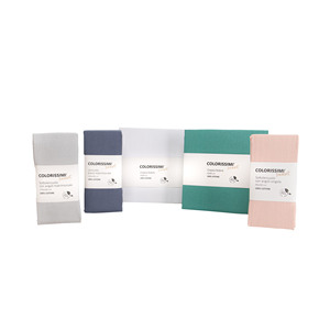 COPPIA DI FEDELLERI COLORATE SUNRISE IN 100% COTONE ASSORTITE - Product Image 1