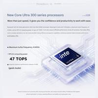 Nouveau PC portable professionnel ThinkBook 16 2026 Intel Core Ultra 5 32 Go DDR5 1 To SSD Écran IPS 16 pouces 2.5K 120Hz Windows 11 Anglais