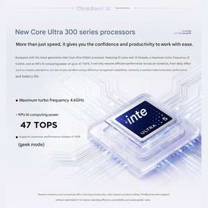 2026 Brand New ThinkBook 16 Business Laptop Intel Core Ultra 5 32GB DDR5 1TB SSD 16" 2.5K 120Hz IPS <b>Screen</b> English <b>Windows</b> 11 - Product Image 2