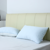 Oreiller en mousse à mémoire déchiquetée bleue Ice Cooling pour dormir Oreiller en gel de lit de refroidissement hypoallergénique