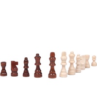 Jeu de 2 2.5 3 pouces King Figures Jeu d'échecs Pions Figurine Pièces de remplacement Pièces d'échecs en bois