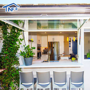 米国承認NFRCアルミニウム合金製モダンルーバー耐ハリケーン衝撃外装ガスストラット付き屋外用オーニング窓 - Product Image 3