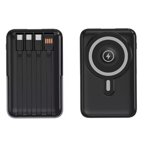 10000mAh Magnetic Mini Power Bank Wireless Fast Charging PD 15W Wireless Battery Pack Type-C Input Interface <strong>iPhone</strong> Cable <strong>Stand</strong> - Product Image 4
