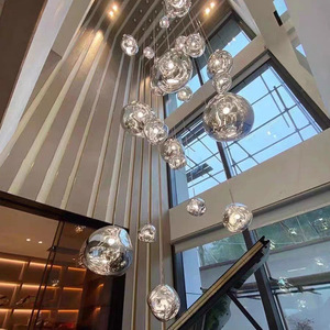 Lampadario Post-moderno Nordic Designer Villa Pick Empty Loft Personality Duplex per Scale, Sala da Pranzo e Soggiorno - Product Image 4