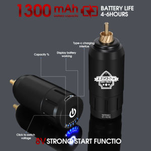 Equipo de Tatuaje Pluma de Tatuaje Inalámbrica Recargable <span class=keywords><strong>para</strong></span> Micropigmentación Máquina de Tatuaje <span class=keywords><strong>Rotativa</strong></span> - Product Image 2