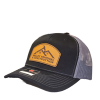 Gorra de Malla con Parche de Cuero y Logotipo Bordado Personalizado para Esquí, Rendimiento, Formal, para Papá, Béisbol