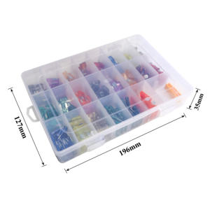 Kit de Fusíveis Automotivos Mini Micro ATO Padrão de 220 peças 2A-40A com Extrator para Motocicleta, Barco e Caminhão - Product Image 5