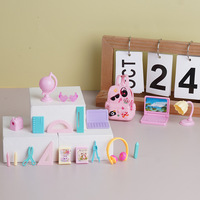 Juego de muñecas ELF 1/6 más vendido, juguete DIY de plástico de alta calidad con mochila de papelería, regla de ordenador, estilo navideño