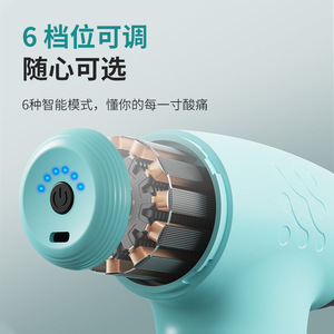 Mini Fascia Gun High Power Electric Massager 12 Speed Levels USB Rechargeable Muscle Relaxation <b>Massage</b> <b>Tool</b> - Product Image 2