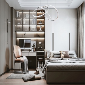 Scrivania per Computer in Legno dal Design Moderno, <span class=keywords><strong>Armadio</strong></span> per Camera da Letto con Spazio di Archiviazione, Ultimi Modelli di Cabine <span class=keywords><strong>Armadio</strong></span> per Camera da Letto - Product Image 4