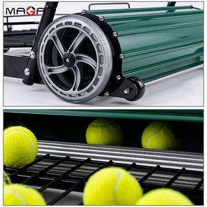 大容量290球自动网球收集器-耐用便携可折叠防潮网球车 - Product Image 6