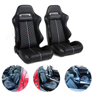CNSPEED <b>Racing</b> Car <b>Seat</b> Universal PVC Black Waterproof For Business Vehicles - Product Image 5