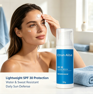 ETRUN ALISA Private Label SPF 30 crema <span class=keywords><strong>solare</strong></span> colorata <span class=keywords><strong>per</strong></span> la <span class=keywords><strong>pelle</strong></span> <span class=keywords><strong>grassa</strong></span> e duratura Primer opaco <span class=keywords><strong>per</strong></span> il viso con ingredienti minerali - Product Image 3