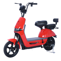 Scooter électrique 350W 48V, pneus larges, vélo électrique en acier, logo personnalisé, vélo électrique