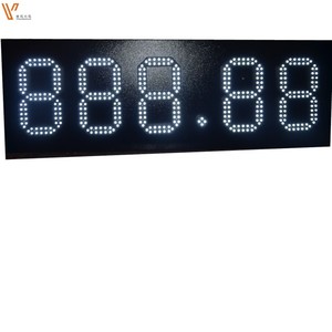 Impermeable gasolinera LED aceite precio etiqueta Pylon Canopy venta digital LED combustible precio señal tablero de visualización panel - Product Image 2