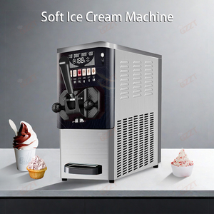 Tamaño de papel A4 220V 110V máquina de yogur de helado de escritorio comercial 8L/H 600W máquina automática de helado suave de un solo sabor - Product Image 4