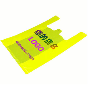 Bolsas de Camiseta Reciclables Personalizables con Estampado en Caliente, Material HDPE/LDPE, Todos los Tipos Disponibles - Product Image 2