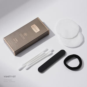 Set da viaggio di cosmetici biologici di lusso forniture alberghiere usa e getta tra cui Gel doccia articoli da toeletta sapone Kit dentale Shampoo stampato - Product Image 4