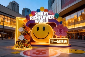 Instalación <span class=keywords><strong>de</strong></span> Decoración Temática <span class=keywords><strong>de</strong></span> Compras para Plaza Comercial, Entrada <span class=keywords><strong>de</strong></span> Centro Comercial, SHOPPING RICH WORLD, Instalaciones para Fotos, Gran Tamaño - Product Image 3