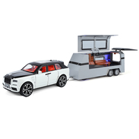 Modèle de voiture en alliage moulé sous pression 1/32 Cul-Li-Nan Super Luxe, design camping-car, mécanisme de recul, construction métallique - Boîte de présentation