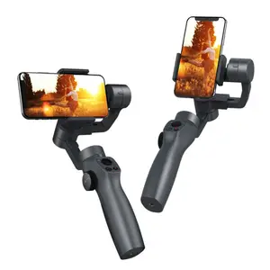 3 Axis Gimbal Stabilizer Gopro Camera Stabilizer handheld Selfie Stick Tripod For Smartphone BT Connection