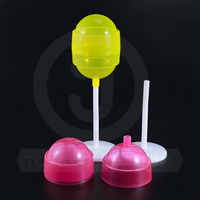 Capsule vide en plastique en forme de sucette pour bonbons, avec base, pour cadeaux surprises – Vente en gros