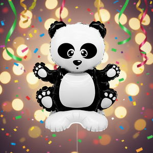 Ballon en feuille métallique Panda Amour de fête 43x59cm, Décoration de fête, Sac de 12 pièces - Product Image 2