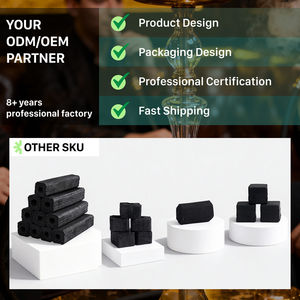 Carvão para Shisha HELIOCOAL Premium, Feito à Máquina, Sem Odor, Certificado ISO, Cubos de Carvão Sem Fumaça, Queima Prolongada para Lounge de Hookah - Product Image 5