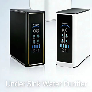 เครื่องกรองน้ำระบบ Reverse Osmosis ใต้ซิงค์ 5 ขั้นตอน 600 GPD พร้อมระบบทำความสะอาดตัวเอง ตรวจสอบค่า TDS ด้วยระบบอัจฉริยะ วัสดุพลาสติก เหมาะสำหรับโรงแรม ระบบกรอง 5 ขั้นตอน - Product Image 1