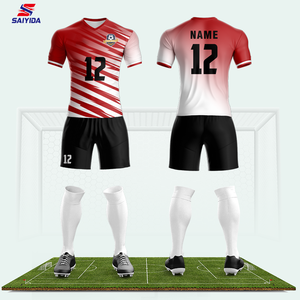 Uniforme de fútbol retro personalizable establece camiseta Impresión digital original con nombre personalizado suministro OEM - Product Image 1