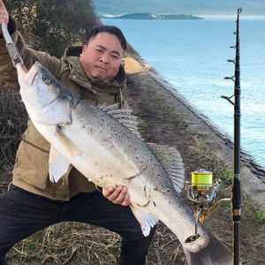 คันเบ็ดตกปลา <span class=keywords><strong>LINNHUE</strong></span> คุณภาพสูง รุ่นอัพเดท ขนาด 2.1ม.-5.4ม. น้ำหนักเบาพิเศษ ด้ามจับยาว 5/6/7/8 ท่อน แบบยืดหดได้ ทำจากคาร์บอนไฟเบอร์ - Product Image 6