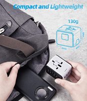 Adaptor Perjalanan Internasional USB Dengan Tipe C/Adaptor Perjalanan Universal