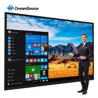 Pizarra Interactiva Inteligente LCD con Pantalla Táctil de 40 Puntos, 4K, 65/75/85 Pulgadas, Software Multi-idioma, Precio de Fábrica