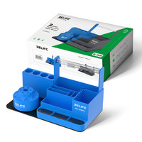 Boîte de rangement pour tournevis de téléphone portable RL-001H, organiseur d'accessoires, support de rangement multifonctionnel rotatif en plastique 60L