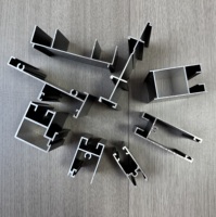 Perfiles de Aluminio Anodizado Color Champán, Aleación 6063-T5, con Servicio de Corte para Ventanas Corredizas en Sudáfrica, Certificación ISO