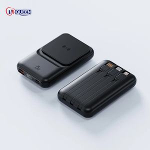 PD 22.5W Portable Power Station Power Bank 10000mAh With Built in Cable Magnetic Wireless Charger Power Bank for Phone - Product Image 1