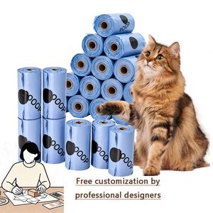 ถุงเก็บอุจจาระสุนัข PLA PBAT สำหรับใช้ในบ้าน ย่อยสลายได้ทางชีวภาพ - Product Image 1