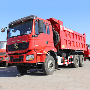 Camión Pesado Shacman H3000 Nuevo, Rojo, Diésel, Euro 2, 30T, 6x4, LDH, 10 Ruedas, Volquete, con Cámara Trasera y Pantalla Táctil - Product Image 1