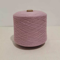 Fil à tricoter 30% cachemire 70% coton 2/32 NM, produit mélangé pour pulls féminins