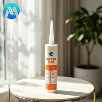 Muestras Gratis de Sellador de Silicona Transparente de Uso General para Vidrio, Adhesivo Acético para Acristalamiento
