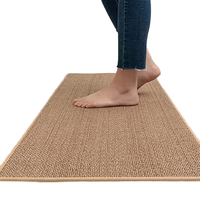 Tapis de sol de cuisine moderne multifonctionnel antidérapant et imperméable, tissé vertical, confortable