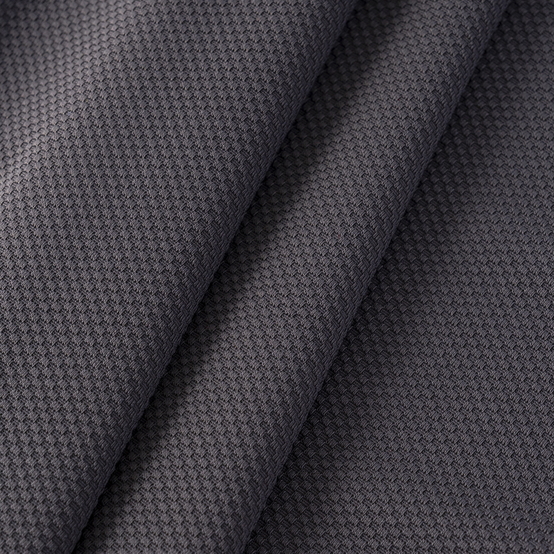 Factory Wholesale 4 Way Stretch Honeycomb Jacquard Mesh Nylon Spandex Fabric Breathable Quick Dry for Yoga Wear Swimsuit