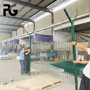 Chất lượng cao chống trộm hàng rào 358 chống leo lên hàng rào an ninh cao hàng rào 358 lưới Nhà Tù hàng rào với dây thép gai - Product Image 3