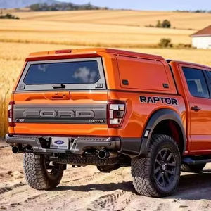 Capot de benne de camion <span class=keywords><strong>américain</strong></span> sur mesure en alliage d'aluminium rigide, étanche, sans perçage, avec verrouillage, pour Ford F-150 Ranger Silverado 5,5 pieds 2021 - Product Image 1