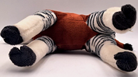 Jouets en peluche Okapi sur pied personnalisés, super doux, avec rembourrage en coton PP, soulagement du stress, finition lavée - Vente en gros