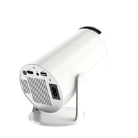 Mini projecteur vidéo Android HY300 4K, 1200 lumens, batterie intégrée, WiFi sans fil, LED portable, Full HD, Smart Mirror