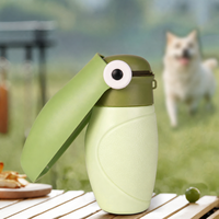 Bouteille d'eau portable pour chien, résistante aux chutes, en ABS, pour extérieur, petite et grande taille, 250 ml et 480 ml