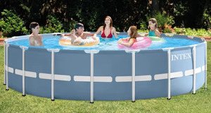Piscine hors sol familiale de luxe avec structure métallique prisme, 4,57 m x 1,07 m, modèle ADS-IWP26756, prix de gros - Product Image 5